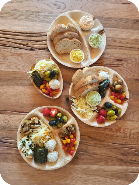 Mediterrane Partyboxen, Dips und Feinkost von Dip-Oase
