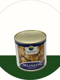 Dip-Oase.de Dose mit gegrillten Auberginenscheiben in Öl, "Melanzane grigliati in olio".