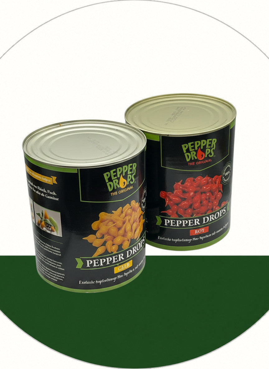 Pepper Drops Mini-Paprika – 1,2 kg Dose | In Gelb & Rot erhältlich | Gastronomie & Catering | DIP OASE